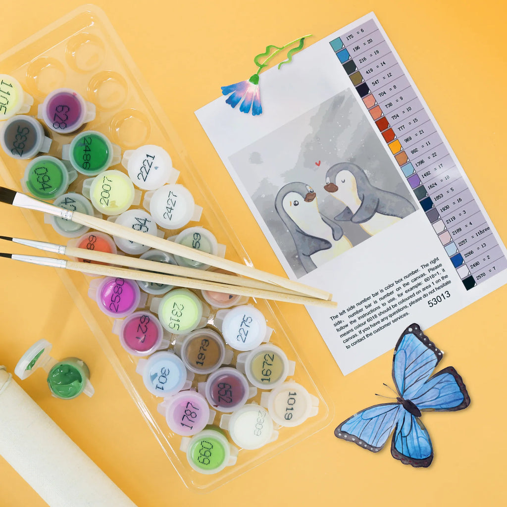 Paint by Numbers cut off penguins console Motiv Künstler, Malen nach Zahlen, Baseln, Ausmalbild, DIY, Kreativität, Kunstwerk, Bastelidee, Malen, Liebe, Partner, Freund, Freundin, Ehemann, Ehefrau, Heiraten, Verlobung, Heiratsantrag, Liebesgeschenk, Jahrestag, Hocheitstag, Geschenk für Frauen, Geschenk für Partner, für Männer, Geschenk für Freundin, Valentinstag, Liebesbeweis, Hochzeitstag, für Ehemann, Mitbringsel