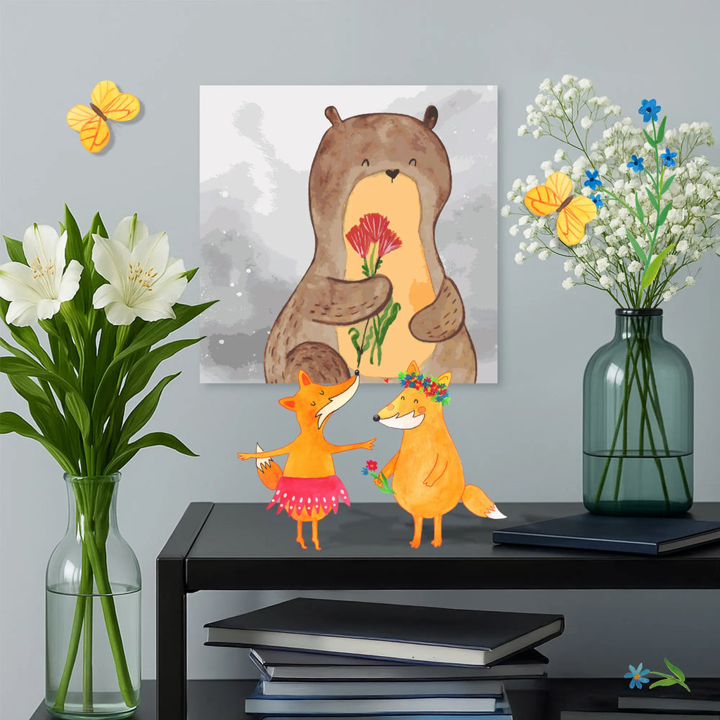 Paint by Numbers cut off otter Bunch of flowers Motiv kreativ set, Malen nach Zahlen, leinwand malset, malset, zahlenbilder, diy set, malen nach zahlen set, Otter, Fischotter, Seeotter, Otter Seeotter See Otter