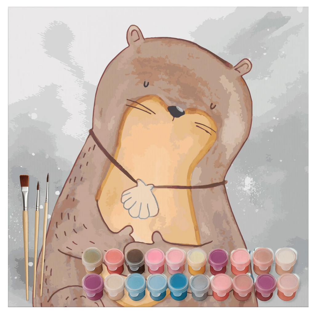 Paint by Numbers cut off otter shell Motiv Kunstwerk, Malen, DIY, Ausmalbild, Malen nach Zahlen, Künstler, Bastelidee, Basteln, Kreativität, Otter, Seeotter, Fischotter, Motivation, Büro, grübeln, träumen, Tagträumen, Otterliebe