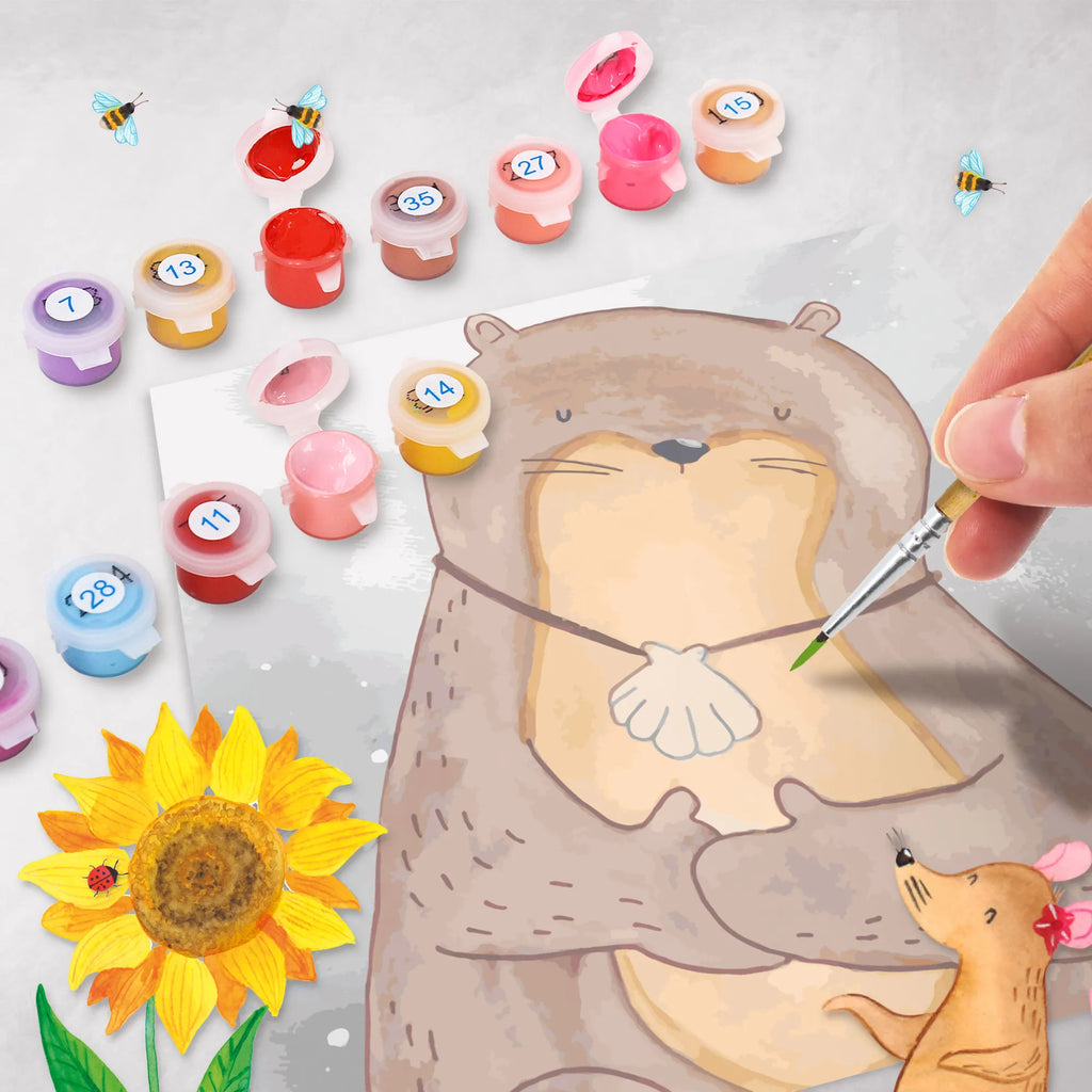 Paint by Numbers cut off otter shell Motiv Kunstwerk, Malen, DIY, Ausmalbild, Malen nach Zahlen, Künstler, Bastelidee, Basteln, Kreativität, Otter, Seeotter, Fischotter, Motivation, Büro, grübeln, träumen, Tagträumen, Otterliebe