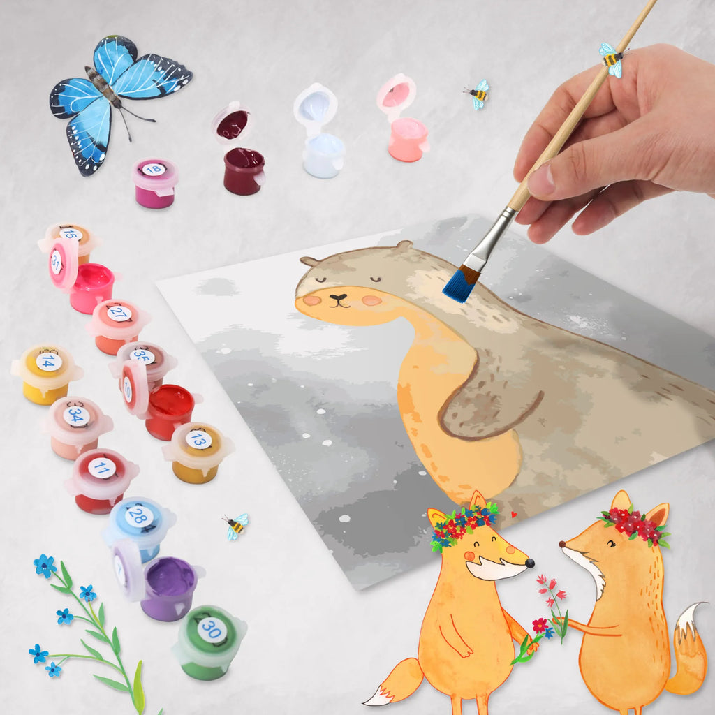 Paint by Numbers cut off otter Belly Motiv Künstler, Malen nach Zahlen, Ausmalbild, Kreativität, DIY, Kunstwerk, Malen, Baseln, Bastelidee, Otter, Fischotter, Seeotter, Otter Seeotter See Otter