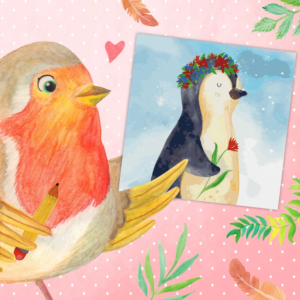 Malen nach Zahlen Pinguin Blumen Motiv Malen nach Zahlen, malen nach zahlen set, diy set, leinwand malset, kreativ set, malset, zahlenbilder, Pinguin, Pinguine, Leben, Liebeskummer, Blumenkranz, Wünsche, Geschenkidee, Lebenslust, Ziele, Lebensziele, Universum, Motivation