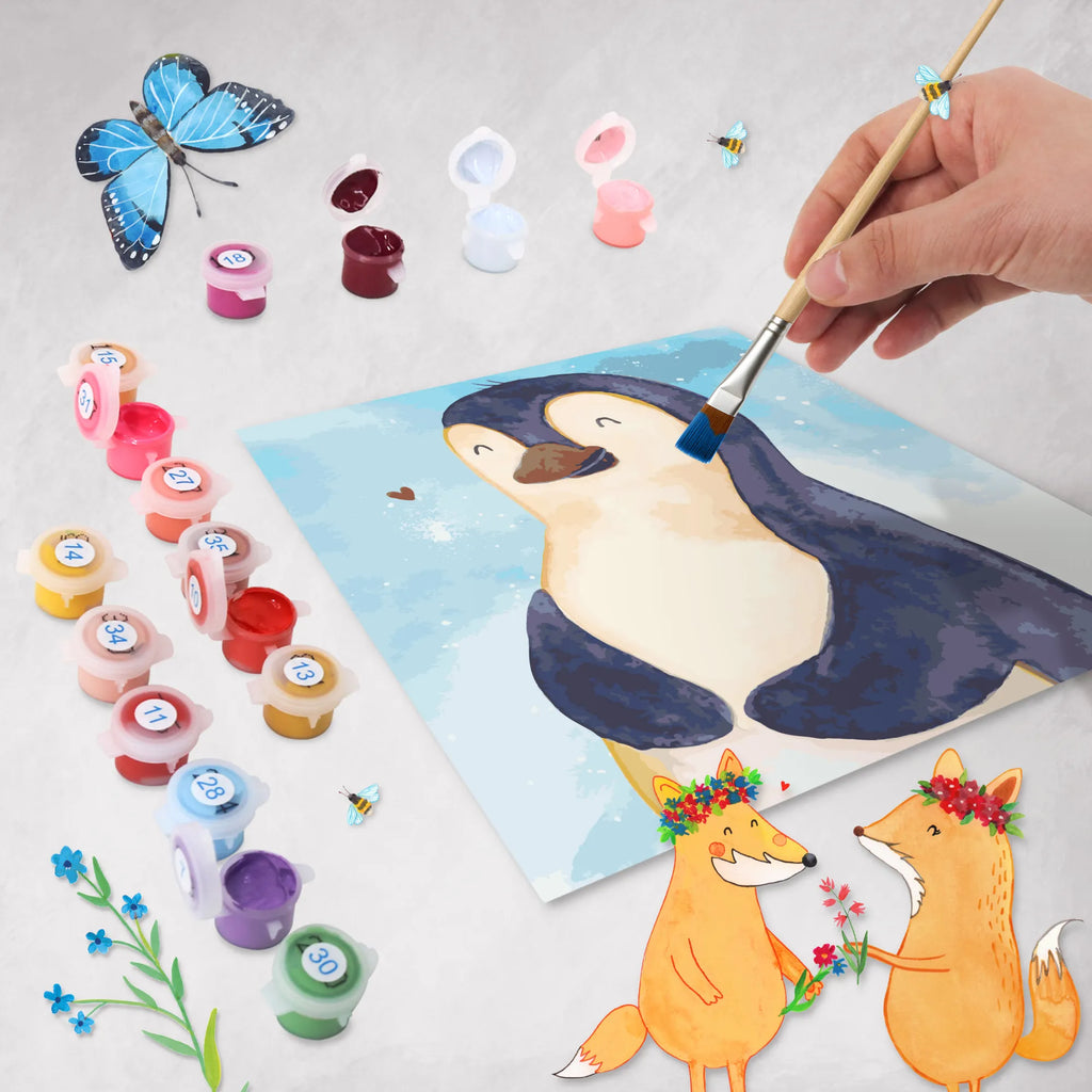 Paint by Numbers cut off Penguin diet Motiv Penguin, North Pole, Winter, Penguins, motivation, penguins, body love, weight, penguin, diet, self-respect, losing weight, self-love