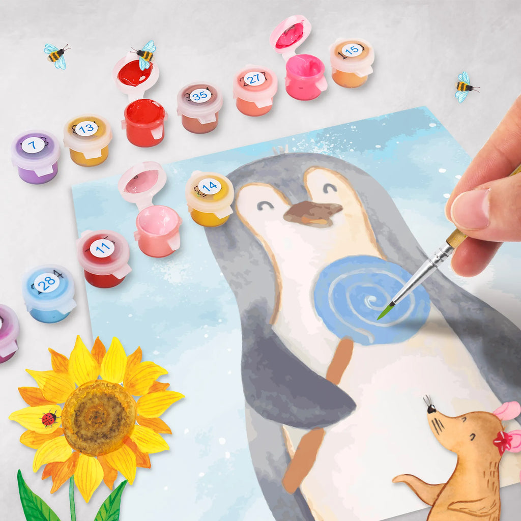 Malowanie według numerów odcięty pingwin lizak Motiv Künstler, Kreativität, Ausmalbild, Kunstwerk, Malen nach Zahlen, Baseln, DIY, Bastelidee, Malen, Pinguin, Süßigkeiten, Lolli, Gauner, Blödsinn, Pinguine, Ganove, Rebell, Rabauke, Spruch