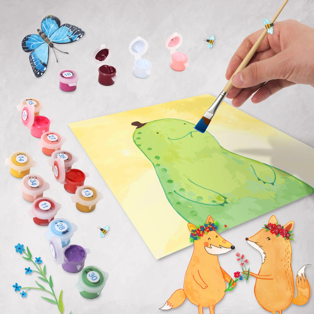 Malen nach Zahlen Schildkröte Pause Motiv kreativ set, malset, Malen nach Zahlen, zahlenbilder, diy set, malen nach zahlen set, leinwand malset, Schildkröte, Achtsamkeit, Entschleunigen, Achtsam