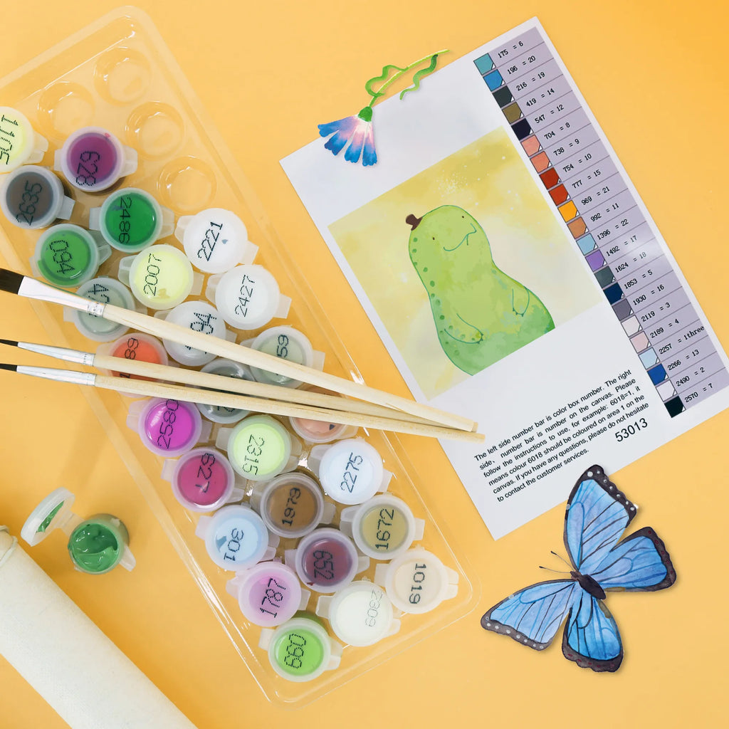 Malen nach Zahlen Schildkröte Pause Motiv kreativ set, malset, Malen nach Zahlen, zahlenbilder, diy set, malen nach zahlen set, leinwand malset, Schildkröte, Achtsamkeit, Entschleunigen, Achtsam