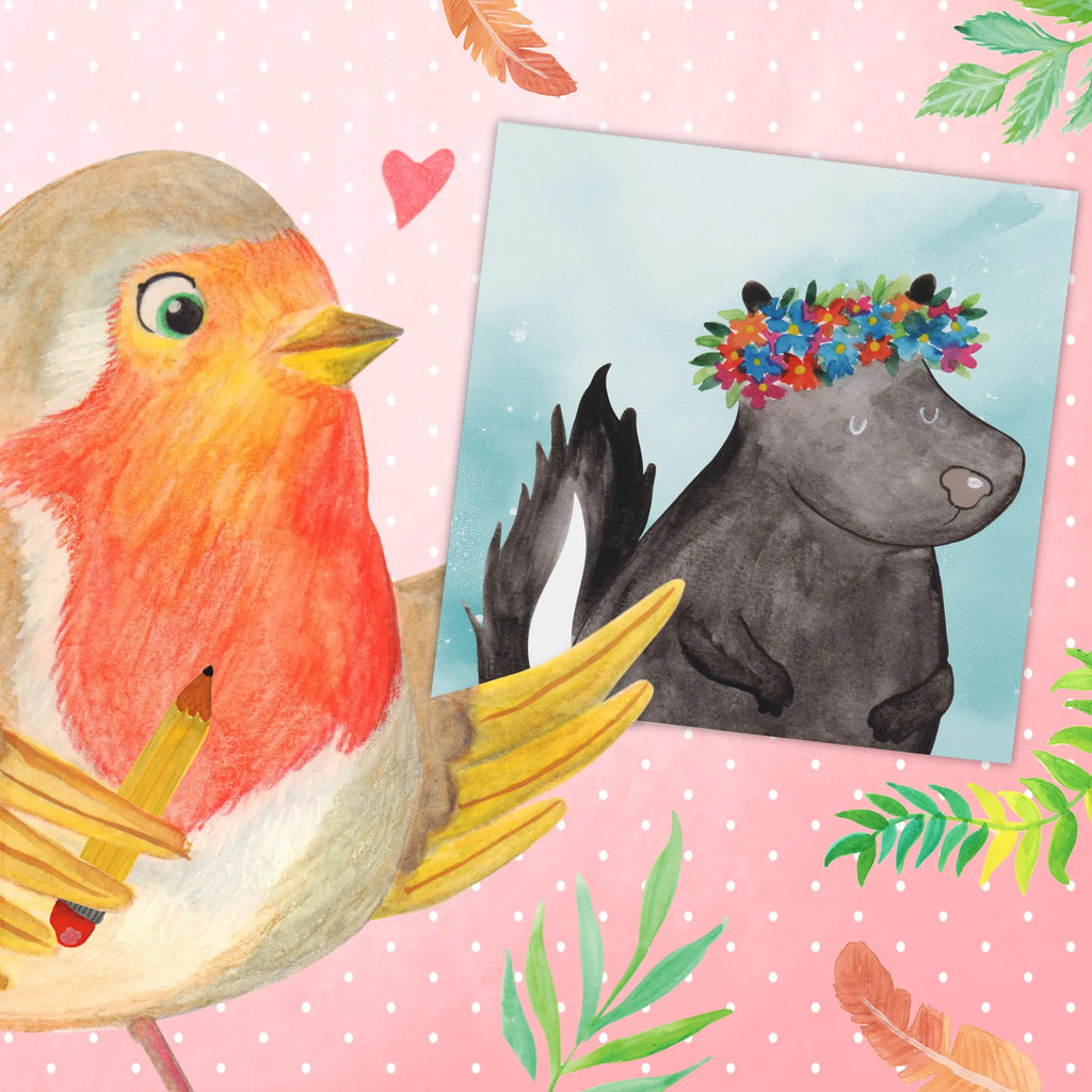 Malowanie według numerów odcięty skunks dziewczynka Motiv leinwand malset, zahlenbilder, malen nach zahlen set, kreativ set, diy set, Malen nach Zahlen, malset, Skunk, Stinktier, Yoga, Stinki, Raubtier, Stinker, Wildtier, Namaste