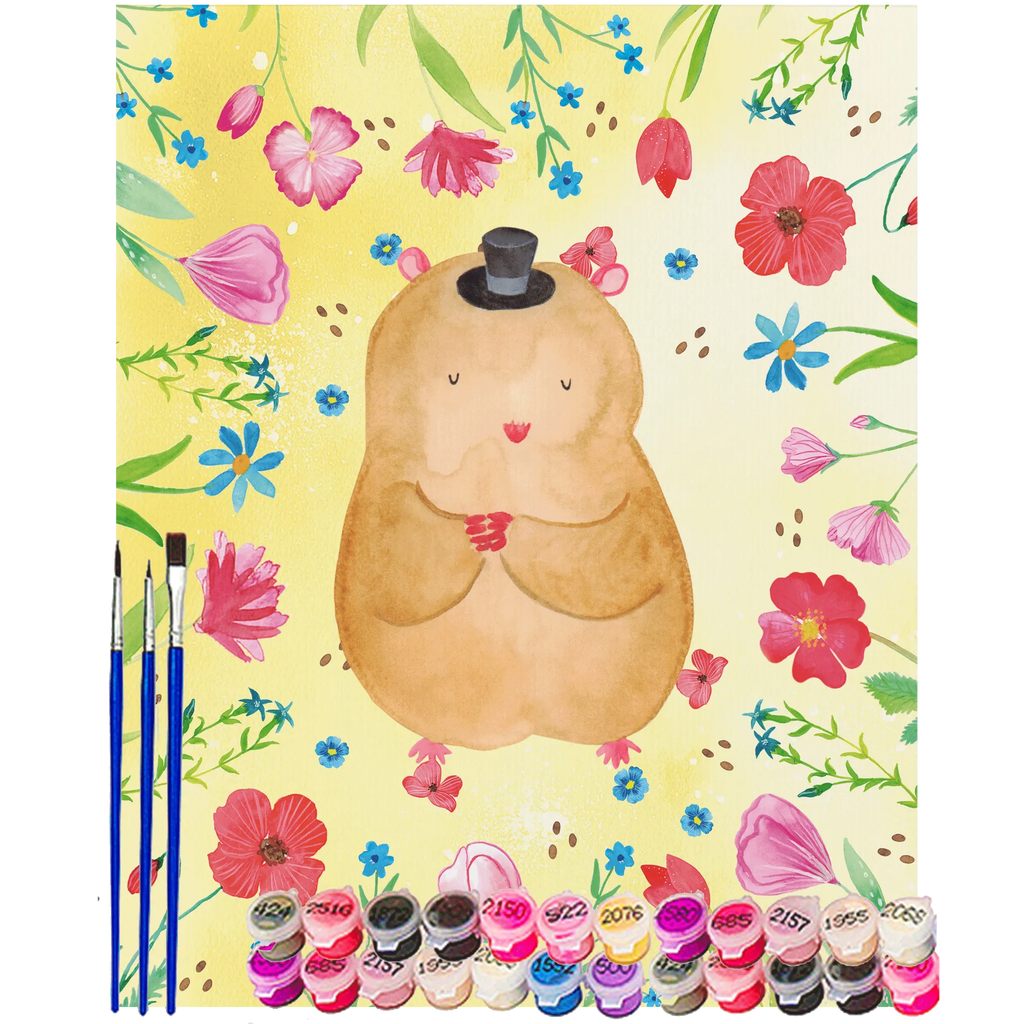 Paint by Numbers hamster cap Künstler, Ausmalbild, Baseln, Bastelidee, Kunstwerk, DIY, Malen nach Zahlen, Malen, Kreativität, Tiermotive, Gute Laune, lustige Sprüche, Tiere, Zauberer, Zylinder, Zwerghamster, Hamster, Magier, Hut
