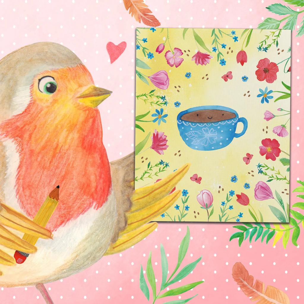 Malowanie według numerów Kawa kubek Motywy zwierzęce, dobra energia, zabawne powiedzonka, zwierzęta