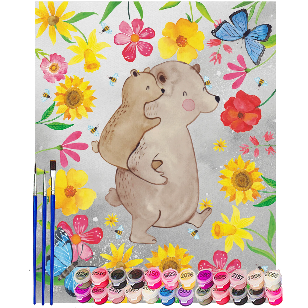 Paint by Numbers Papa Bear Family, Father's Day, Mother's Day, brother, sister, Mom, Dad, father's day, uncle, birthday, dad, present, daddy