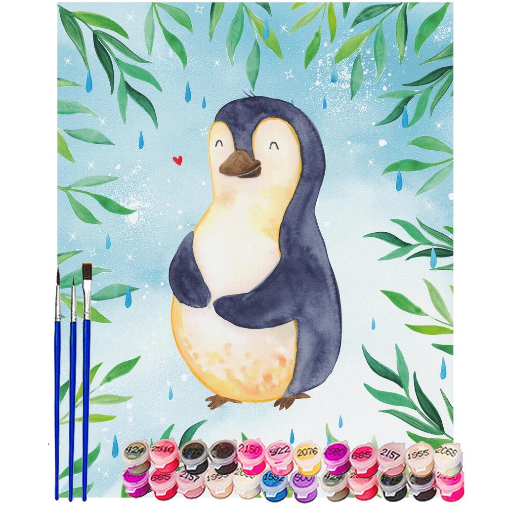 Paint by Numbers Penguin diet DIY, Baseln, Ausmalbild, Kreativität, Malen, Bastelidee, Künstler, Malen nach Zahlen, Kunstwerk, Pinguin, Motivation, Selbstliebe, Körperliebe, Abnehmen, Diät, Gewicht, Selbstrespekt, Abspecken, Pinguine