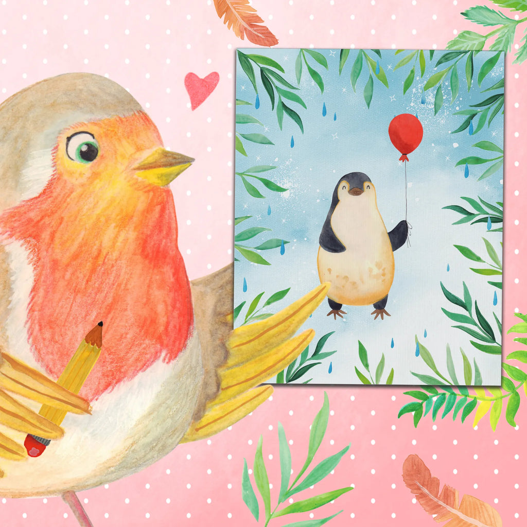 Paint by Numbers Penguin balloon Penguin, North Pole, Winter, Penguins, gift idea, happiness, motivation, new start, love of life, penguins, balloon, daydreams, love, new life, best friend, gift girlfriend