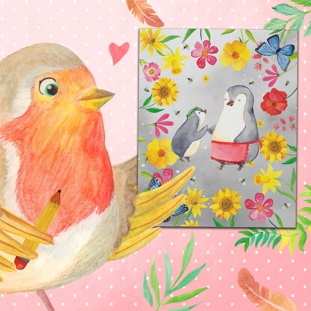 Malen nach Zahlen Pinguin mit Kind Kunstwerk, DIY, Malen, Ausmalbild, Künstler, Bastelidee, Kreativität, Malen nach Zahlen, Basteln, Muttertag, Papa, Mama, Vatertag, Bruder, Schwester, Familie, Opa, Oma, Mami, Geschenk, Mutter, Mutti, Geburststag