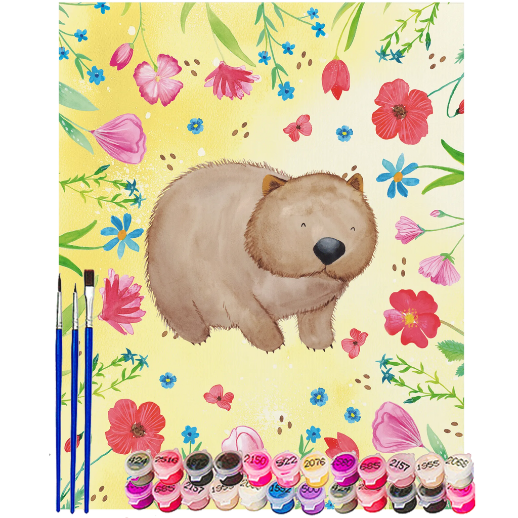 Malen nach Zahlen Wombat Ausmalbild, Baseln, Kreativität, DIY, Malen nach Zahlen, Kunstwerk, Künstler, Malen, Bastelidee, Tiermotive, Gute Laune, lustige Sprüche, Tiere, Spruch, Australien, Wombat, Das Leben ist schön, Motivation