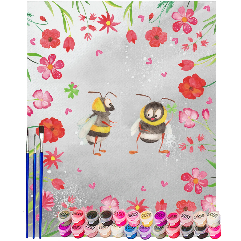 Malowanie według numerów pszczoły para Malen nach Zahlen, Kunstwerk, Bastelidee, Künstler, Kreativität, DIY, Baseln, Ausmalbild, Malen, Liebe, Partner, Freund, Freundin, Ehemann, Ehefrau, Heiraten, Verlobung, Heiratsantrag, Liebesgeschenk, Jahrestag, Hocheitstag, Valentinstag, Geschenk für Frauen, für Ehemann, Mitbringsel, Geschenk für Partner, verliebte Schildkröten, Hochzeitstag, Liebesbeweis, Schildkröten, für Männer, Geschenk für Freundin