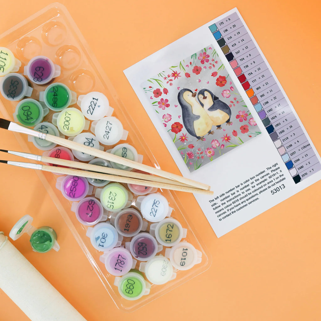 Paint by Numbers penguins Fall asleep Künstler, Kreativität, Bastelidee, Baseln, Ausmalbild, Kunstwerk, Malen nach Zahlen, Malen, DIY, Liebe, Partner, Freund, Freundin, Ehemann, Ehefrau, Heiraten, Verlobung, Heiratsantrag, Liebesgeschenk, Jahrestag, Hocheitstag, für Männer, für Ehemann, Geschenk für Freundin, Hochzeitstag, Liebesbeweis, Geschenk für Frauen, Valentinstag, Mitbringsel, Geschenk für Partner