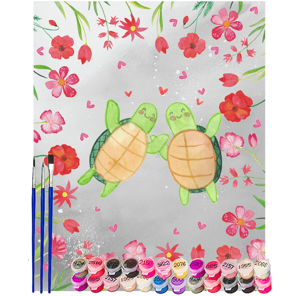 Paint by Numbers turtles Pair Kreativität, Kunstwerk, Malen nach Zahlen, Künstler, DIY, Baseln, Ausmalbild, Bastelidee, Malen, Liebe, Partner, Freund, Freundin, Ehemann, Ehefrau, Heiraten, Verlobung, Heiratsantrag, Liebesgeschenk, Jahrestag, Hocheitstag, Valentinstag, für Männer, Hochzeitstag, Geschenk für Frauen, Geschenk für Freundin, Geschenk für Partner, Liebesbeweis, für Ehemann, Mitbringsel