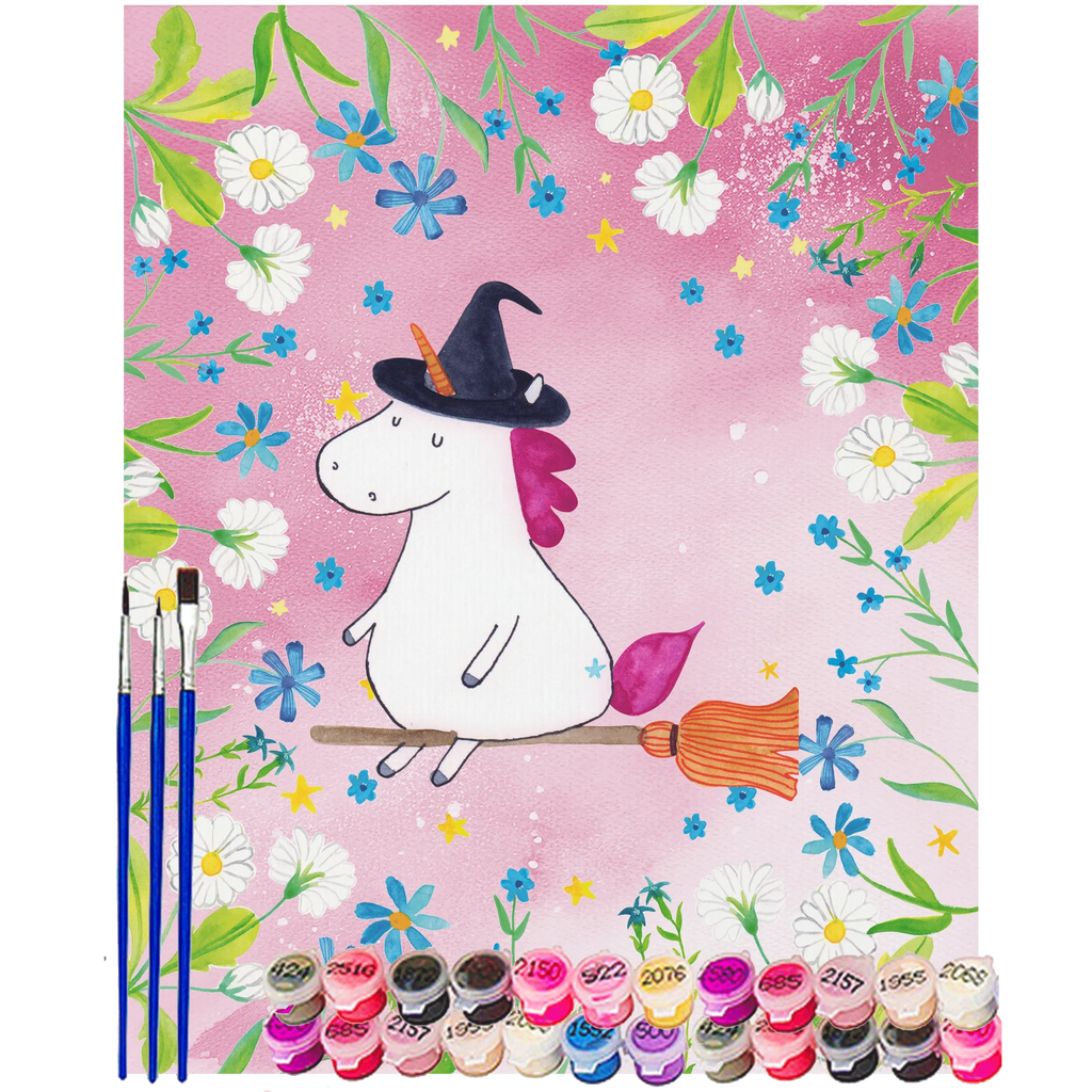 Malowanie według numerów jednorożec Czarownica Jednorożec, jednorożce, dekoracje jednorożca, jednorożec