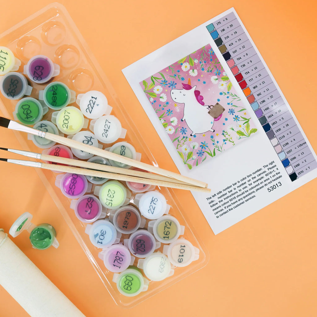 Paint by Numbers unicorn Suitcase Kreativität, Künstler, DIY, Kunstwerk, Malen, Malen nach Zahlen, Baseln, Bastelidee, Ausmalbild, Einhorn, Einhörner, Einhorn Deko, Unicorn, Kind, Gepäck, Abenteuer, Koffer, Verreisen, witzig, Erwachsen, Reise, unicorn, Spaß, lustig, albern