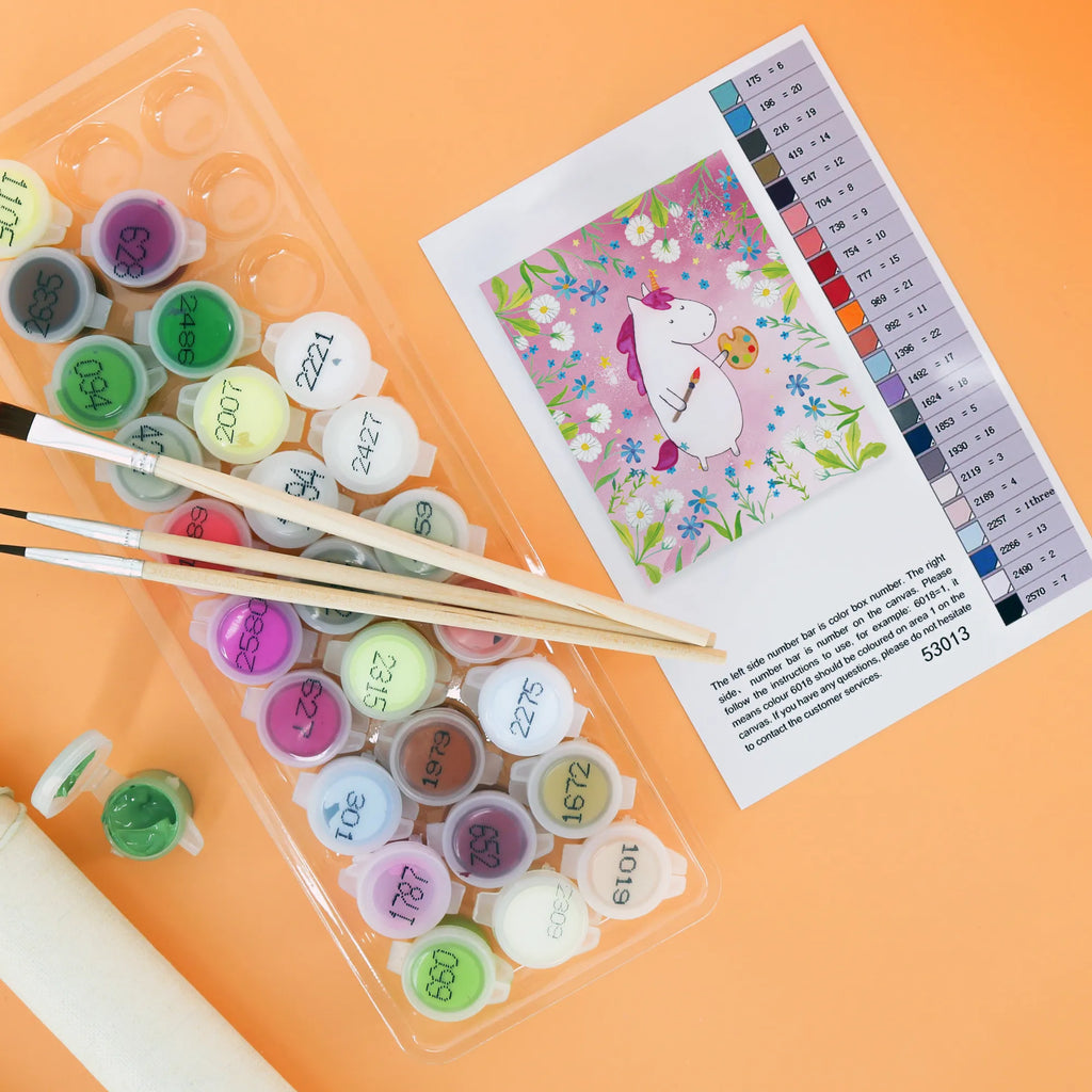 Malowanie według numerów Jednorożec Artysta Bastelidee, Kunstwerk, Kreativität, Ausmalbild, Künstler, DIY, Malen, Malen nach Zahlen, Baseln, Einhorn, Einhörner, Einhorn Deko, Unicorn, Geschenk, Englisch, Farbe, Artist, Maler, Zeichnen, Stift, Welt, Pinsel