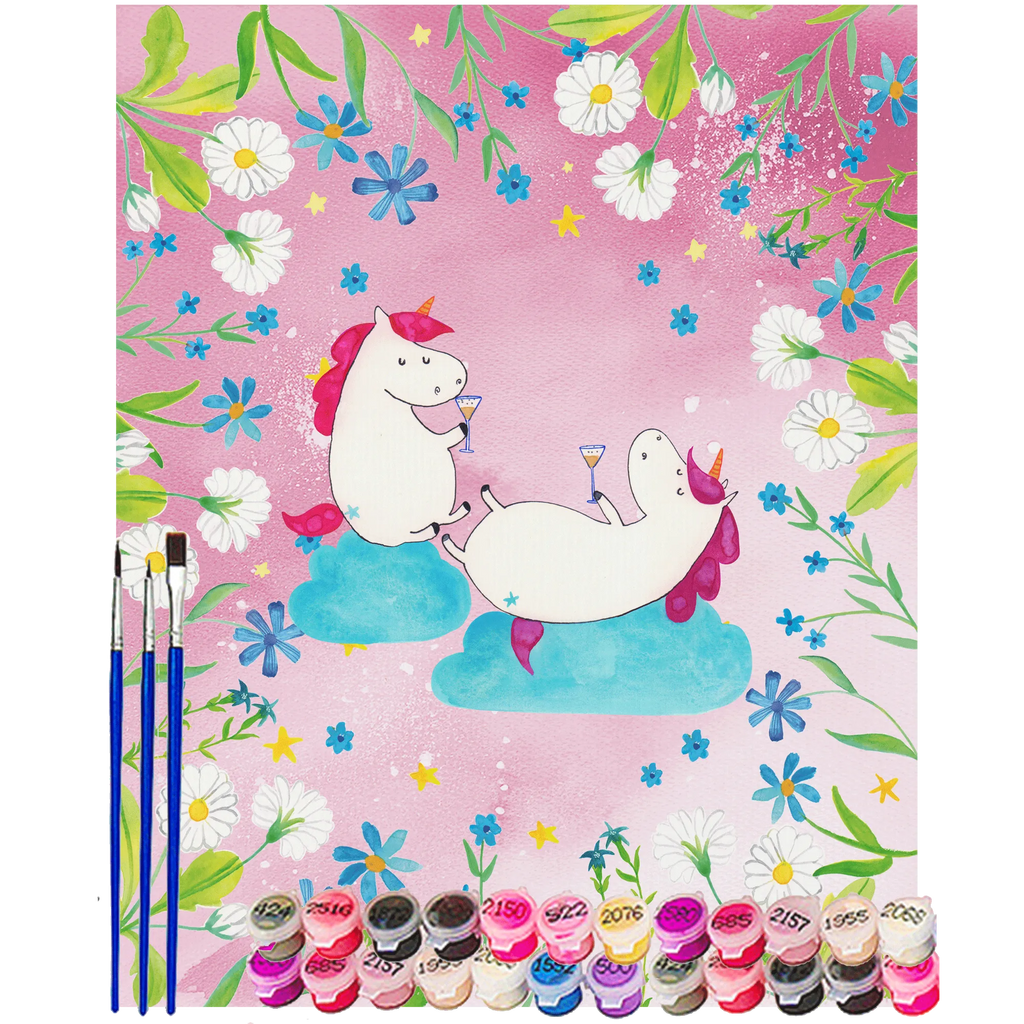 Malowanie według numerów jednorożec szampan Jednorożec, jednorożce, dekoracje jednorożca, jednorożec