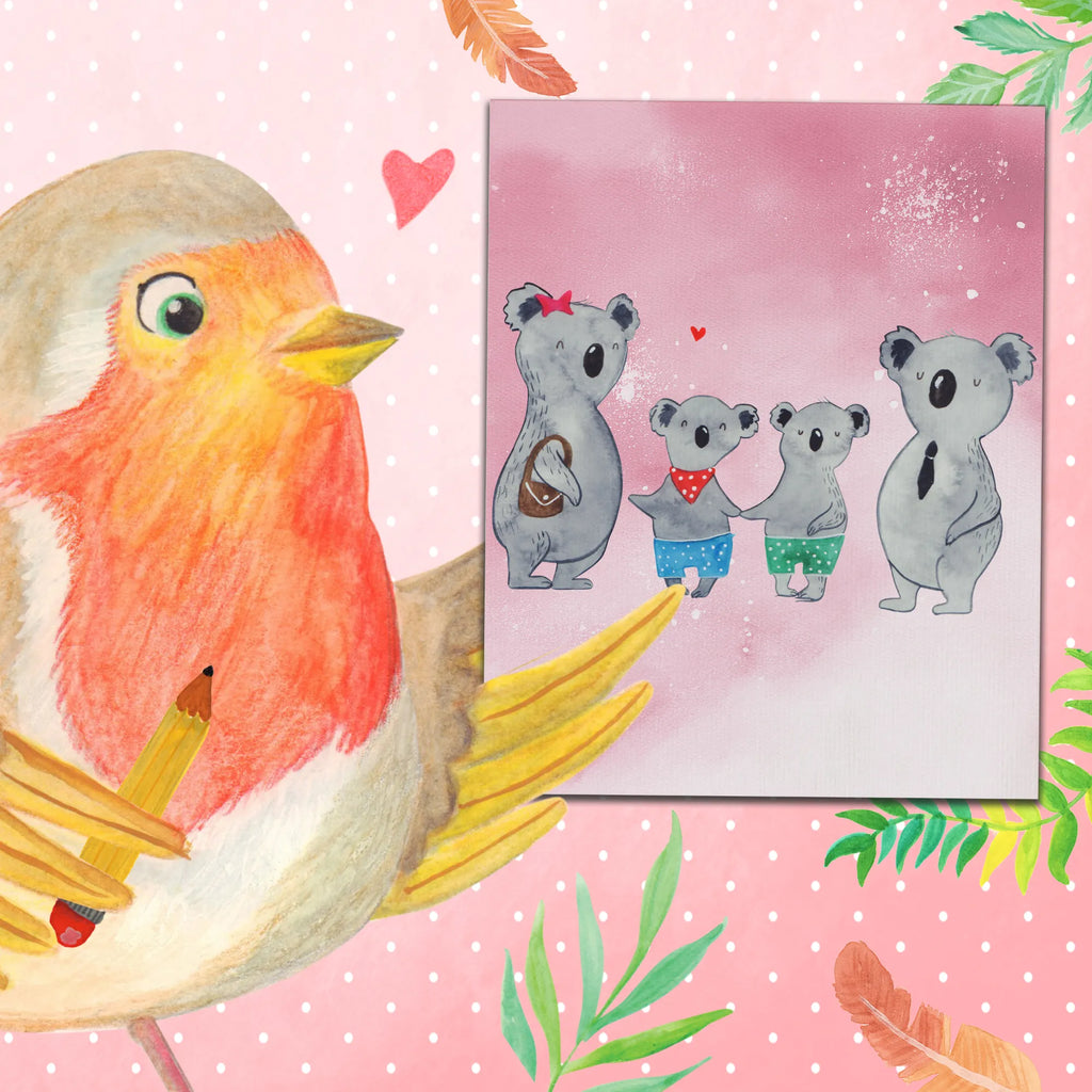 Paint by Numbers Koala family with two kids Family, Father's Day, Mother's Day, brother, sister, Mom, Dad, koala, family life, family, favourite family, koala family, best family, family time, koala bear