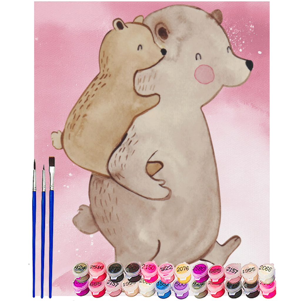 Paint by Numbers Papa Bear Family, Father's Day, Mother's Day, brother, sister, Mom, Dad, father's day, uncle, birthday, dad, present, daddy