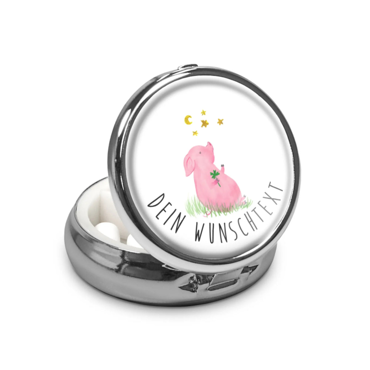 Personalisierte Pillendose Schwein Glück Personalisierte Medikamentenbox, Pillendose personalisierbar, Pillendose selbst gestalten, Pillendose mit Namen, Pillenbox personalisiert, Tablettenbox personalisierbar, Pillendose mit Wunschtext, Personalisierte Arzneibox, Personalisierte Pillenorganizer, Tablettenbox selbst gestalten, Personalisierte Tablettenbox, Personalisierte Dose, Personalisierte Pillenbox, Medikamentenbox personalisiert, Personalisierte Medikamentendose, Pillendose individualisiert, Personalisierte Pillendose, Tablettenbox mit Wunschname, Tablettendose personalisiert, Personalisierter Tablettenorganizer, Pillendose mit Wunschnamen, Individuelle Tablettenbox, Medikamentendose personalisiert, Tablettenbox mit Wunschtext, Tablettenbox mit Namen, Pillendose Metall personalisiert, Pillendose Design personalisiert, Pillendose mit Wunschname, Tablettenbox personalisiert, Pillendose personalisiert, Individuelle Pillendose, Lustige Sprüche, Tiere, Tiermotive, Gute Laune, Motivation, Schweinchen, Ziele, Schwein, Sernchen, Glücksbringer, Sterne, Glücksschwein. Glück, Träume