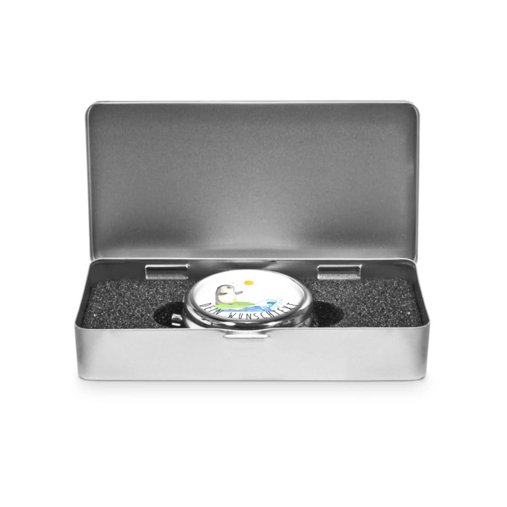 Personalized Pill Box Penguin surfer Personalisierte Pillendose, Pillen, Personalisierte Dose, Personalisierte Pillenorganizer, Personalisierte Tablettenbox, Tabletten, Personalisierter Tablettenorganizer, Personalisierte Pillendose klein, Pillendose mit Wunschnamen, Pinguin, surfen, Pinguine, Hawaii, Wellen, Urlaub, Wellen reiten, Surfer, Portugal