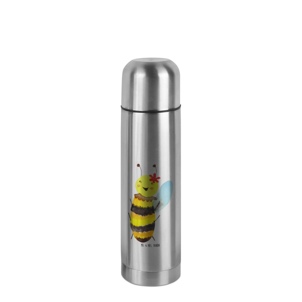 Thermos Flask bee happy Thermoskanne, Biene, Wespe, Hummel
