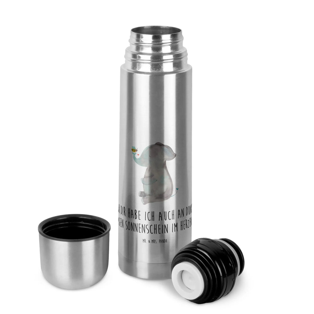 Thermos Flask elephant bee Thermoskanne, Tiermotive, Gute Laune, lustige Sprüche, Tiere, Liebesbeweis, Elefant, Jahrestag, Liebe, Liebesspruch, Liebesgeschenk, Biene, Heiratsantrag, Hochzeitsgeschenk