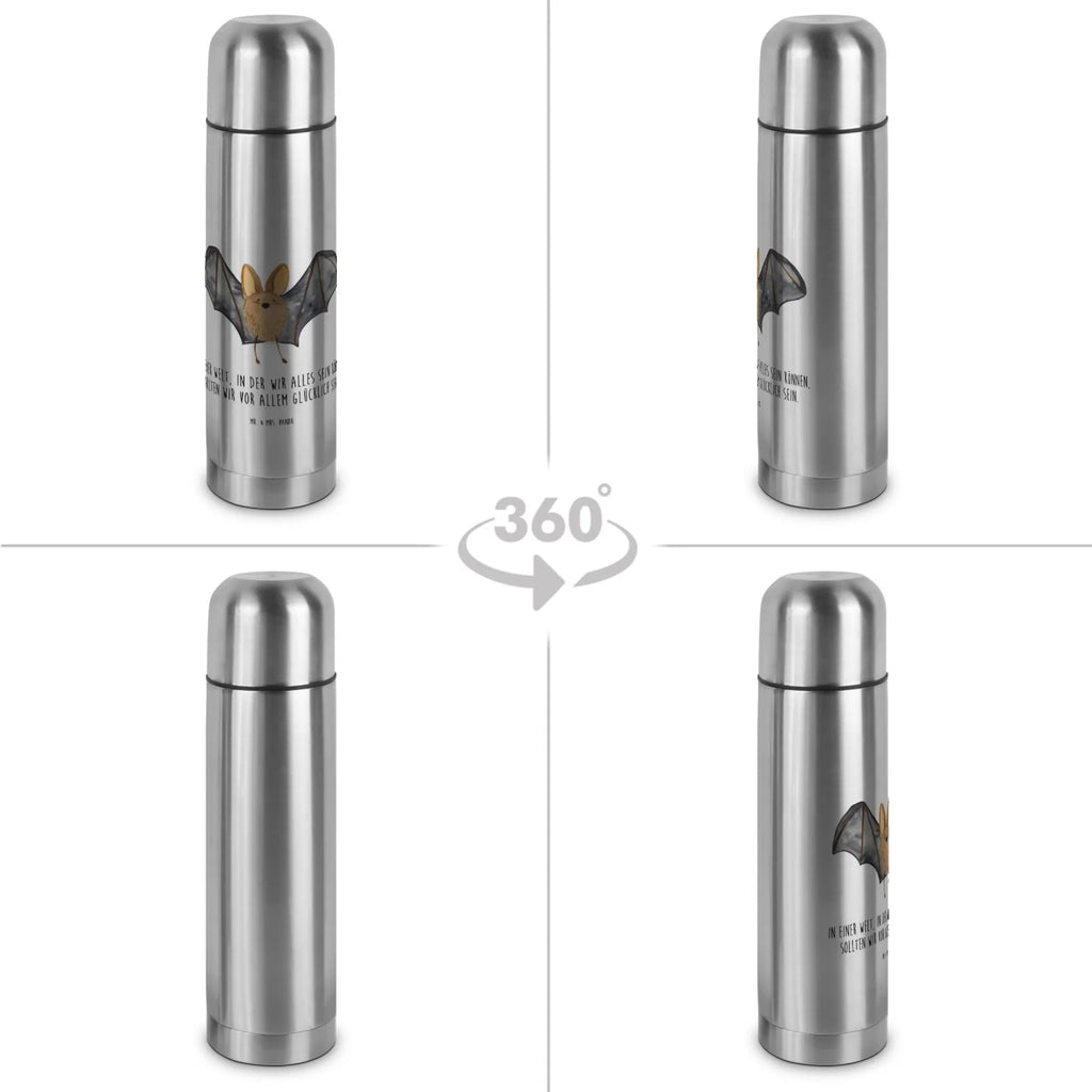 Thermos Flask bat wing Thermoskanne, Tiermotive, Gute Laune, lustige Sprüche, Tiere