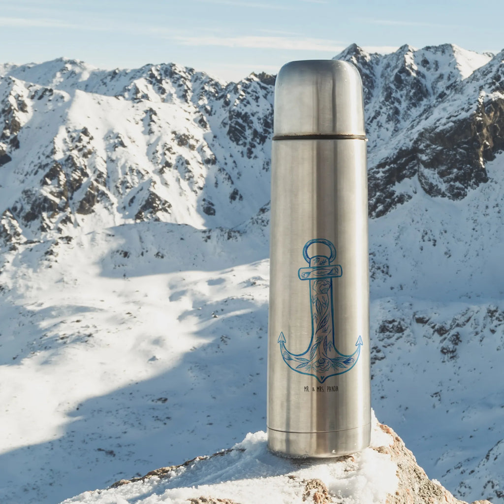 Thermoskanne Anker Blau Thermoskanne, Tiermotive, Gute Laune, lustige Sprüche, Tiere