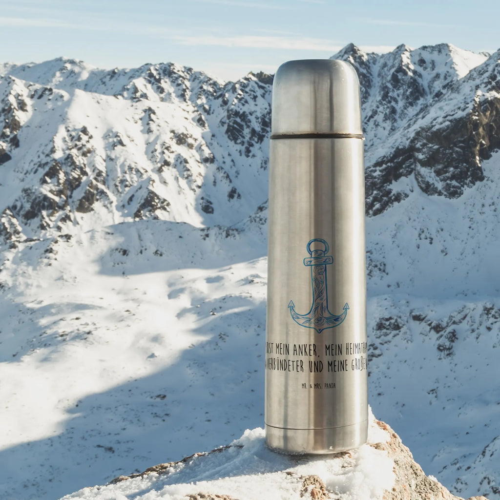 Thermoskanne Anker Blau Thermoskanne, Tiermotive, Gute Laune, lustige Sprüche, Tiere