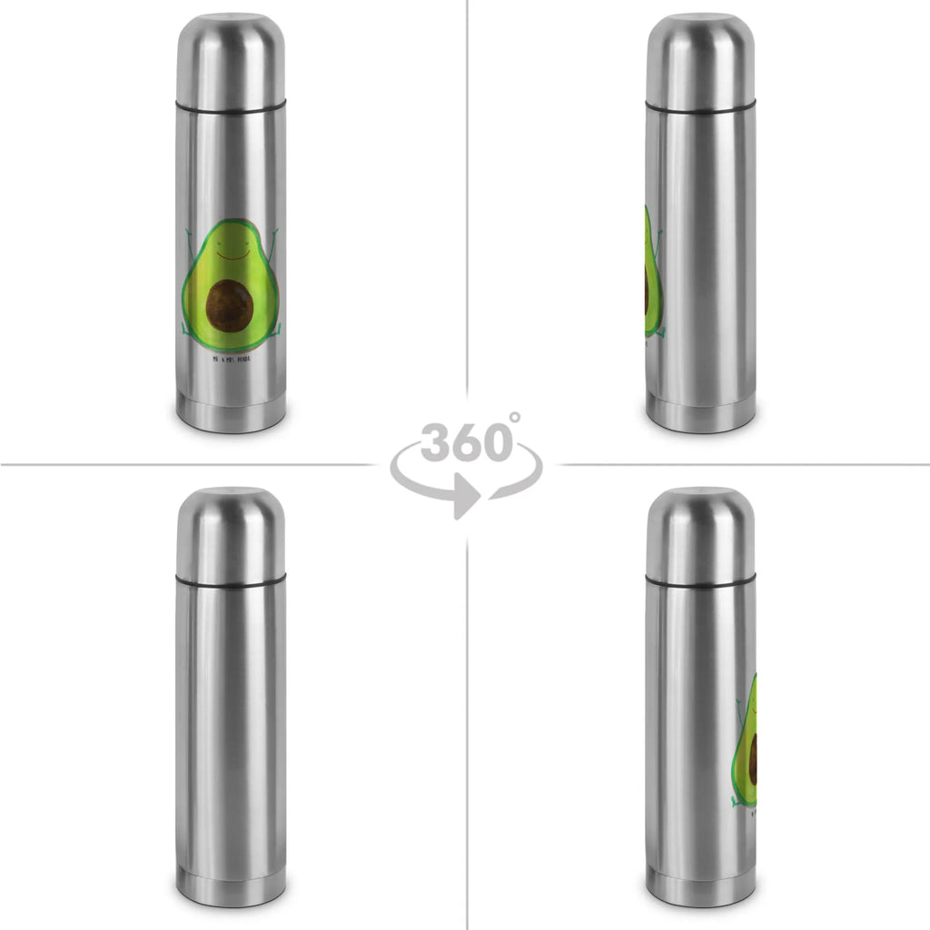 Thermoskanne Avocado Glücklich Thermoskanne, Avocado, Veggie, Vegan, Gesund, Chaos