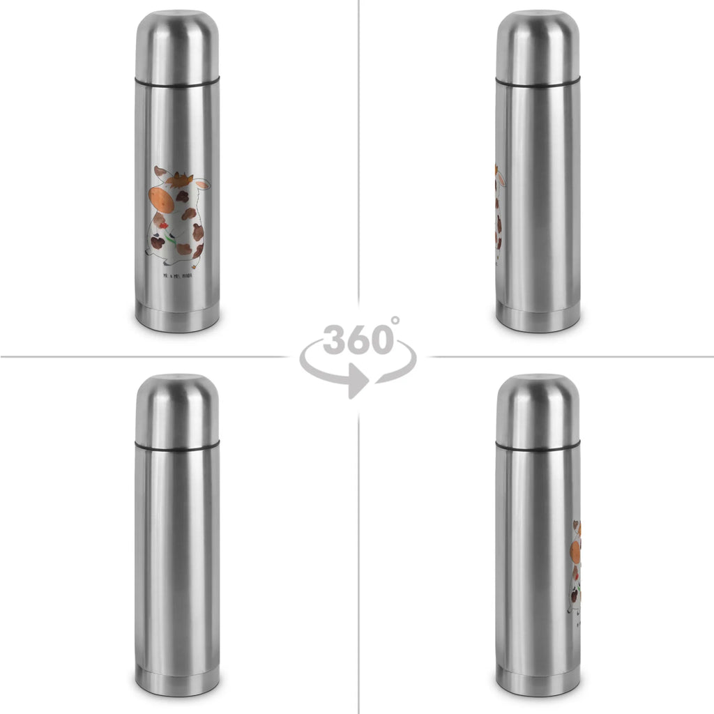 Thermoskanne Kuh Thermoskanne, Bauernhof, Hoftiere, Landwirt, Landwirtin, Milch, Träume, Kühe, Flausen, Kuh, Milchkuh, Spruch, Magie, Motivtion, Hof