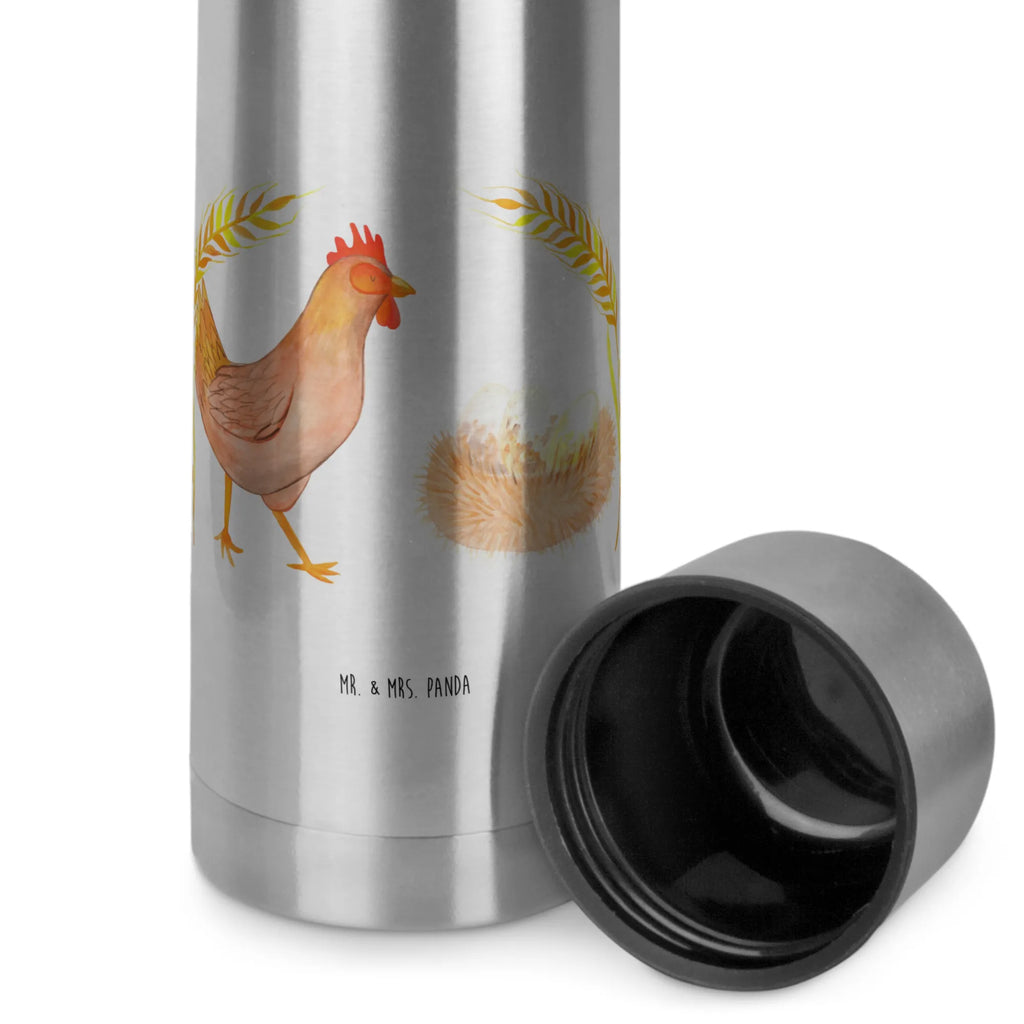 Thermos Flask Chicken Proud Thermoskanne, Bauernhof, Hoftiere, Landwirt, Landwirtin, Hühner, Landleben, Motivation, Hahn, Geburt, Henne, Eier, Schwangerschaft, Hof, Spruch, Magie
