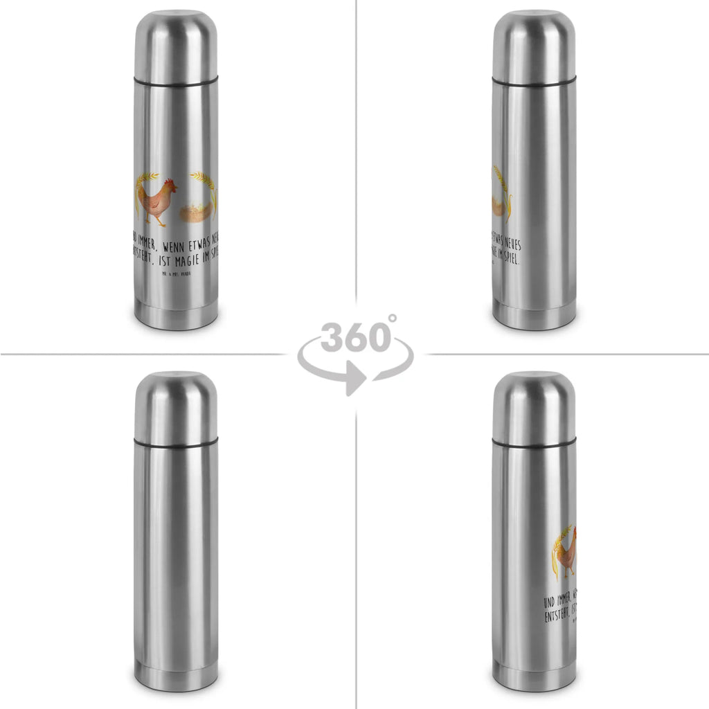 Thermos Flask Chicken Proud Thermoskanne, Bauernhof, Hoftiere, Landwirt, Landwirtin, Hühner, Landleben, Motivation, Hahn, Geburt, Henne, Eier, Schwangerschaft, Hof, Spruch, Magie