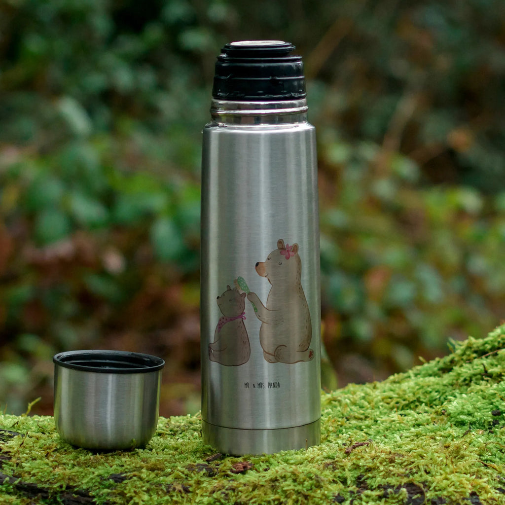 Thermos Flask bear child Thermoskanne, Familie, Vatertag, Muttertag, Bruder, Schwester, Mama, Papa, Oma, Opa, Mutti, Mutter, Geschenk