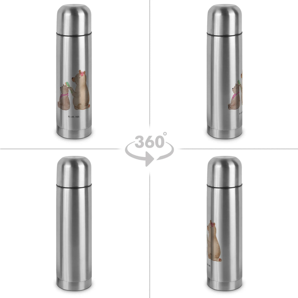 Thermos Flask bear child Thermoskanne, Familie, Vatertag, Muttertag, Bruder, Schwester, Mama, Papa, Oma, Opa, Mutti, Mutter, Geschenk