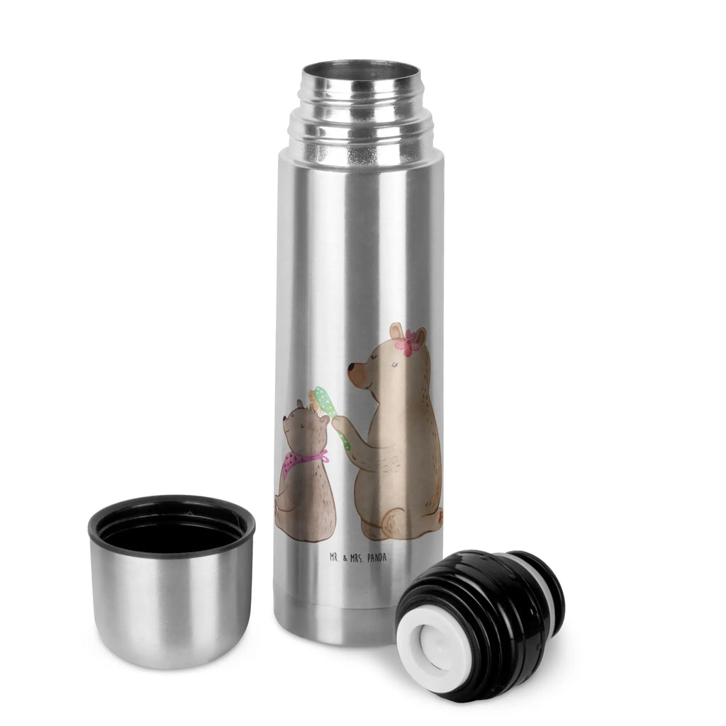 Thermos Flask bear child Thermoskanne, Familie, Vatertag, Muttertag, Bruder, Schwester, Mama, Papa, Oma, Opa, Mutti, Mutter, Geschenk