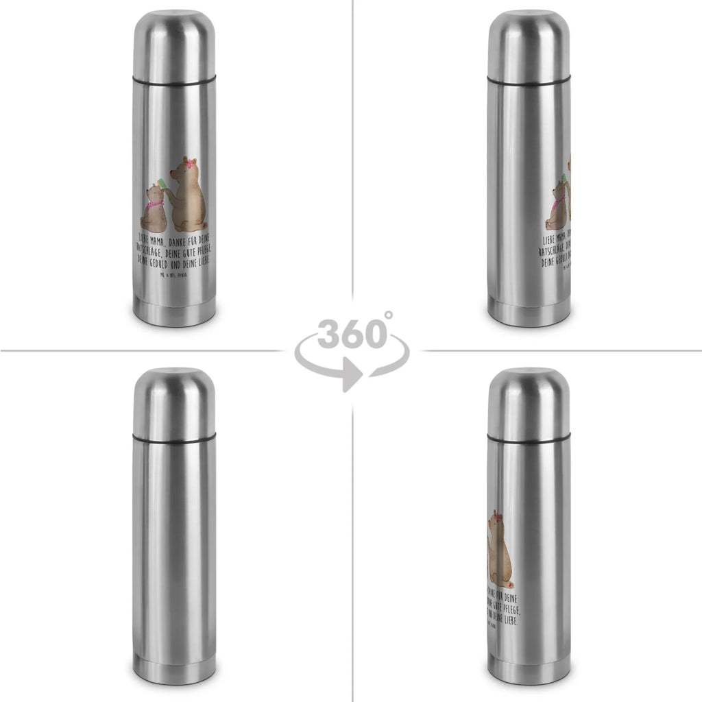 Thermos Flask bear child Thermoskanne, Familie, Vatertag, Muttertag, Bruder, Schwester, Mama, Papa, Oma, Opa, Mutti, Mutter, Geschenk