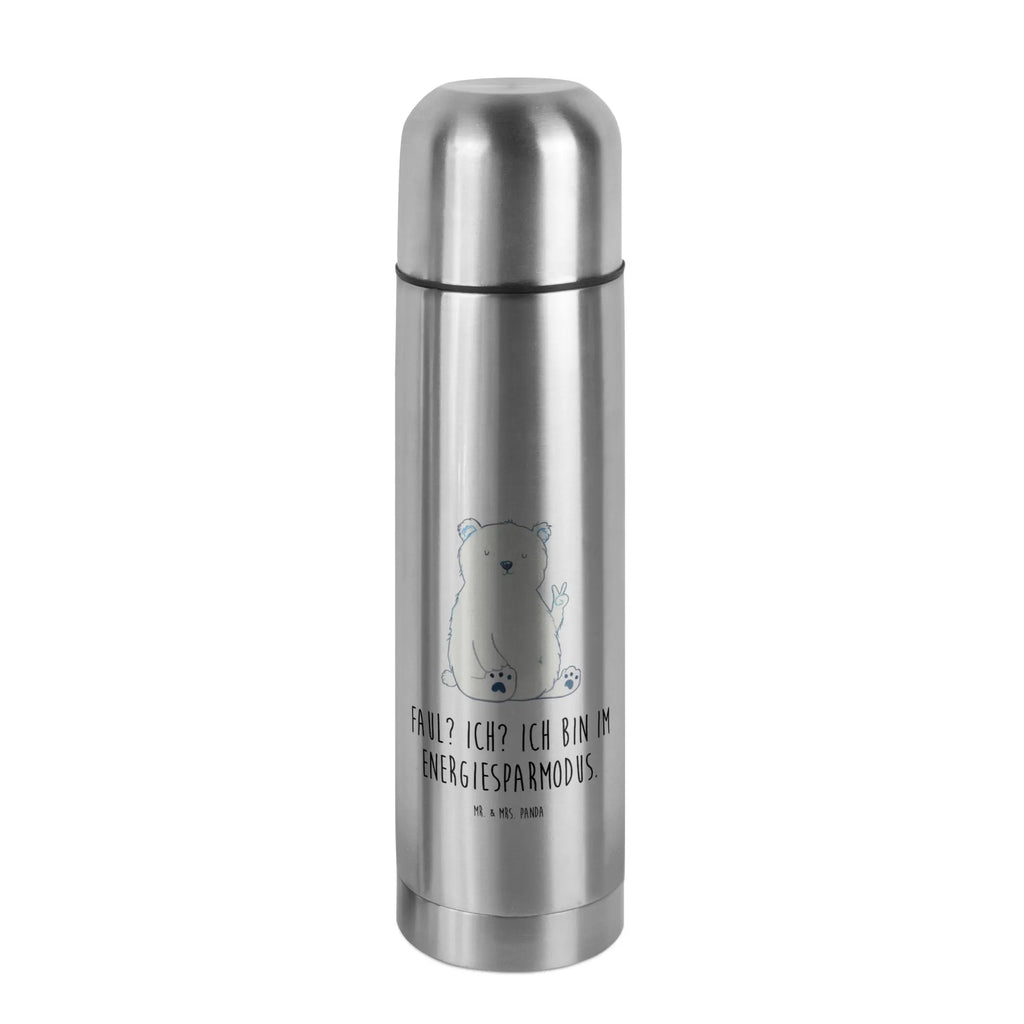 Thermoskanne Eisbär Faul Thermoskanne, Bär, Teddy, Teddybär, Nordpol, Büro, Relaxen, Homeoffice, Eisbär, Bürojob, Entspannen, Arbeit, Arbeitsplatz, Faul