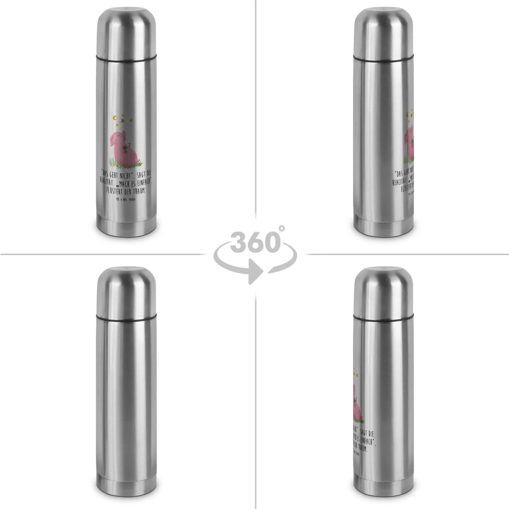 Thermoskanne Schwein Glück Thermoskanne, Tiermotive, Gute Laune, lustige Sprüche, Tiere, Sterne, Träume, Schwein, Motivation, Glücksschwein. Glück, Sernchen, Schweinchen, Glücksbringer, Ziele