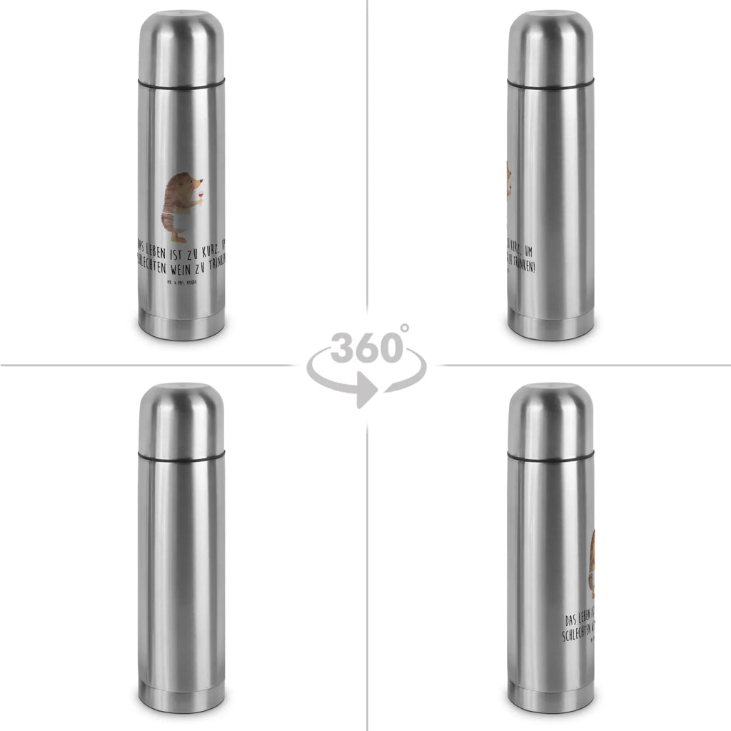 Thermos Flask Hedgehog wine Thermoskanne, Tiermotive, Gute Laune, lustige Sprüche, Tiere, Weißwein, Wein Spruch, Rotwein, Weinglas, Igel, Geschenk Weinliebhaber, Wein Deko, Wein trinken, Geschenk Weintrinker