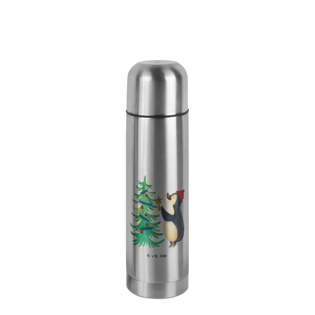 Thermos Flask penguin Christmas tree Thermoskanne, Winter, Weihnachten, Weihnachtsdeko, Nikolaus, Advent, Heiligabend, Wintermotiv, Pinguin