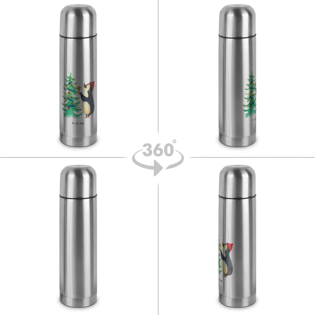 Thermos Flask penguin Christmas tree Thermoskanne, Winter, Weihnachten, Weihnachtsdeko, Nikolaus, Advent, Heiligabend, Wintermotiv, Pinguin