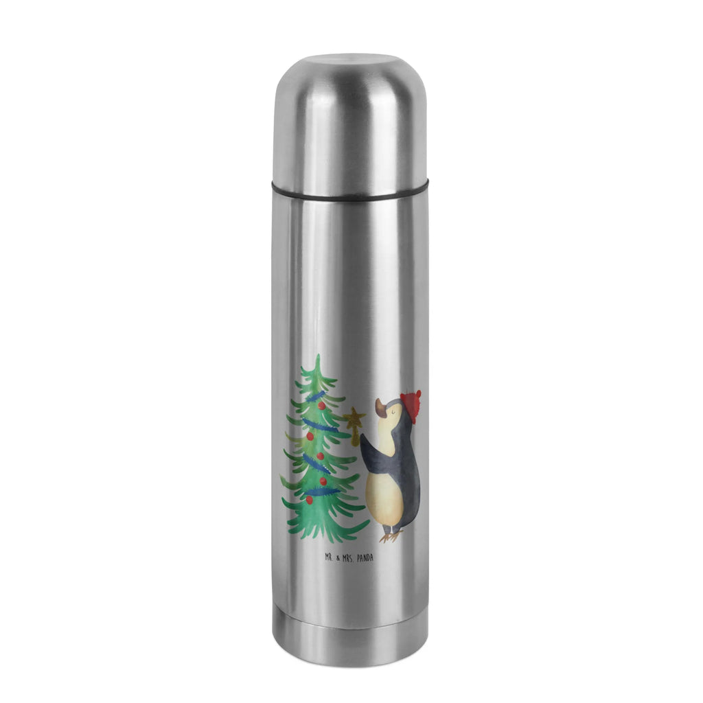 Thermos Flask penguin Christmas tree Thermoskanne, Winter, Weihnachten, Weihnachtsdeko, Nikolaus, Advent, Heiligabend, Wintermotiv, Pinguin