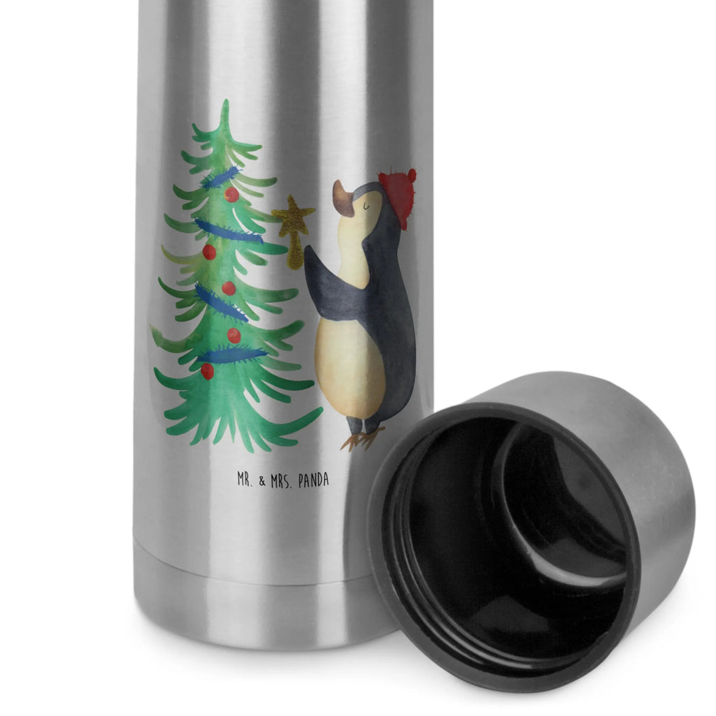 Thermos Flask penguin Christmas tree Thermoskanne, Winter, Weihnachten, Weihnachtsdeko, Nikolaus, Advent, Heiligabend, Wintermotiv, Pinguin