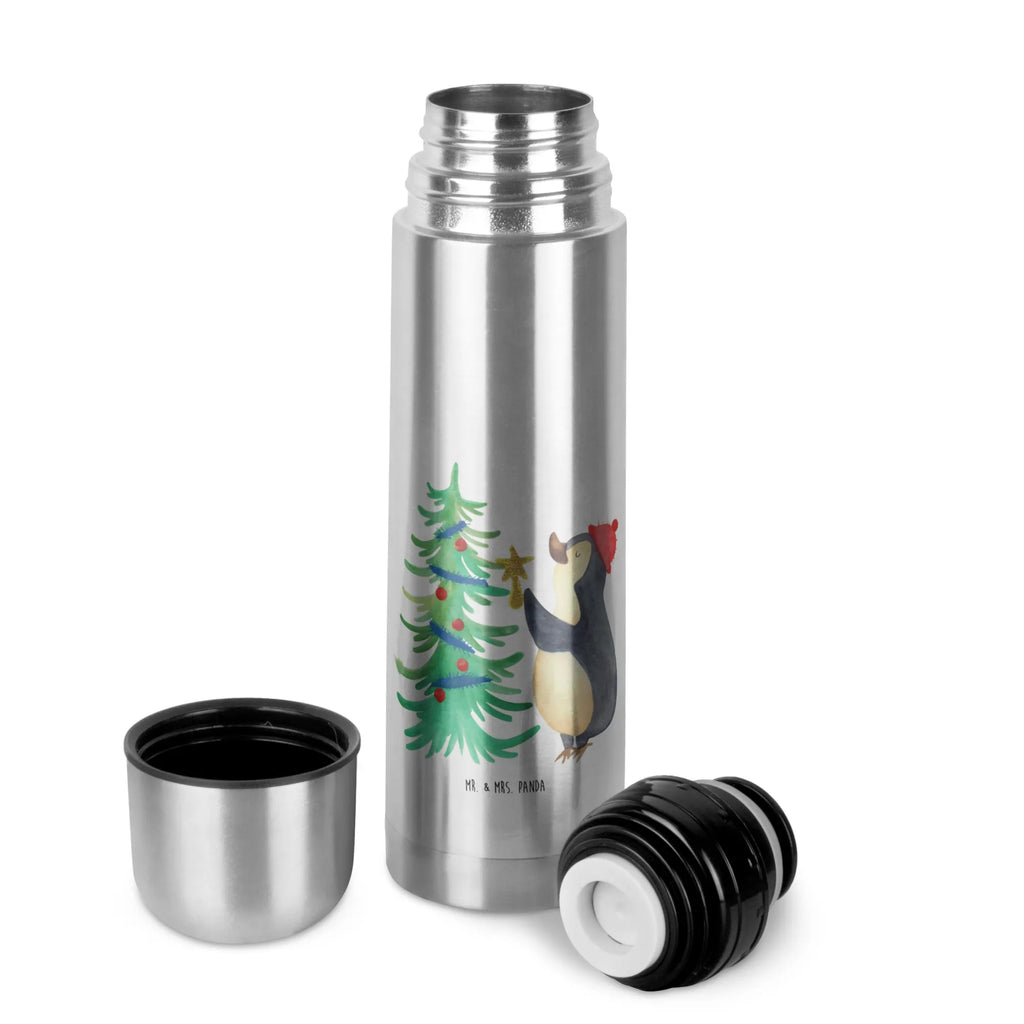 Thermos Flask penguin Christmas tree Thermoskanne, Winter, Weihnachten, Weihnachtsdeko, Nikolaus, Advent, Heiligabend, Wintermotiv, Pinguin